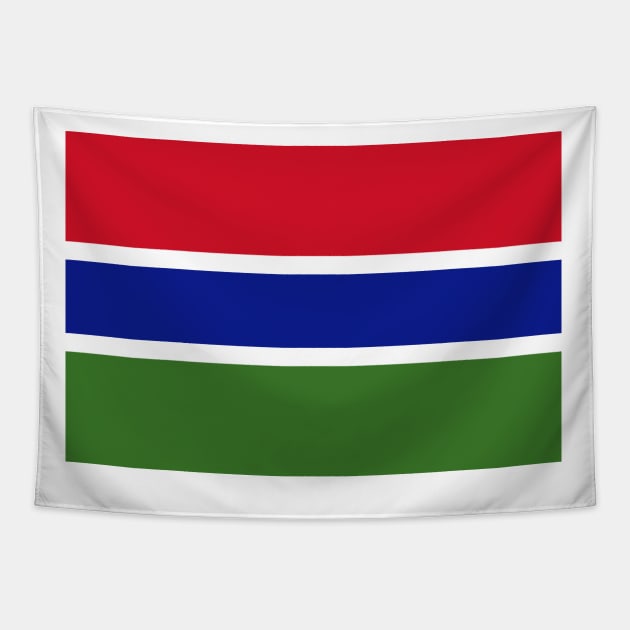 Flag of Gambia Tapestry by COUNTRY FLAGS