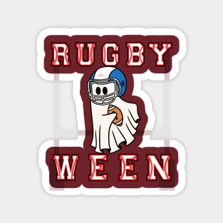 Rugby Ghost, Halloween Magnet