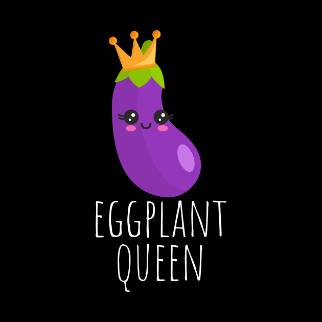 Eggplant Queen Cute by DesignArchitect