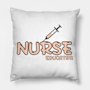 Nurse Educator Orange Pillow