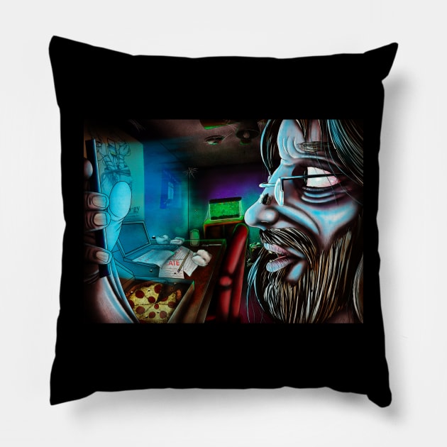 Dazed Pillow by Kamran_does_art