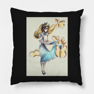 Alice and Butterflies Pillow