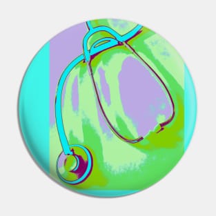 stethoscope art poster Pin