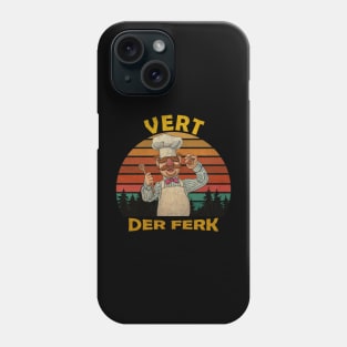 Vert Der Ferk the swedish chef Retro Vintage Phone Case