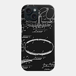 football protective harness Vintage Patent Hand Drawing Phone Case