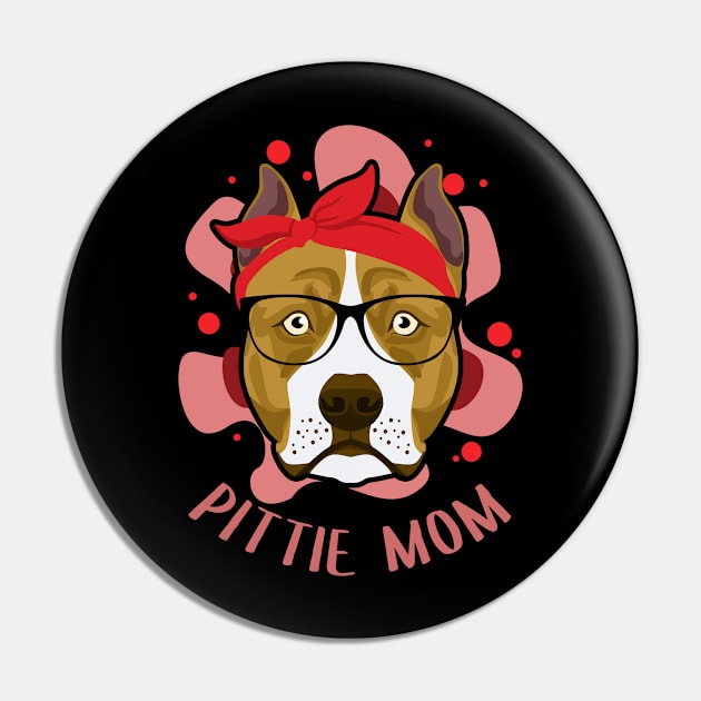 Pittie Dad | American Pit Bull Terrier Owner Gift Pin by Streetwear KKS