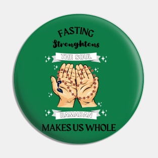 Ramadan Raised Hands in Prayer Pin