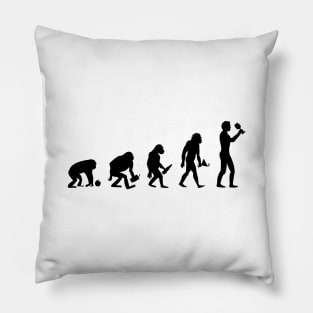 Human Evolution Wine Pillow