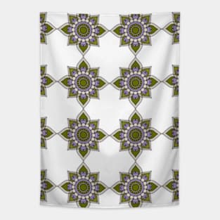 Green Floral Pattren Design Tapestry