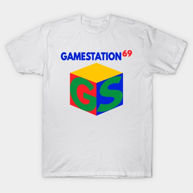 GameStation 69 Video Game System 90's 2000's Knock Off Brand Logo Parody  (Version 2) - Video Game - Pin