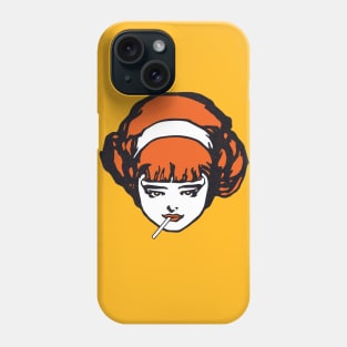 redhead with lollipop and attitude Phone Case