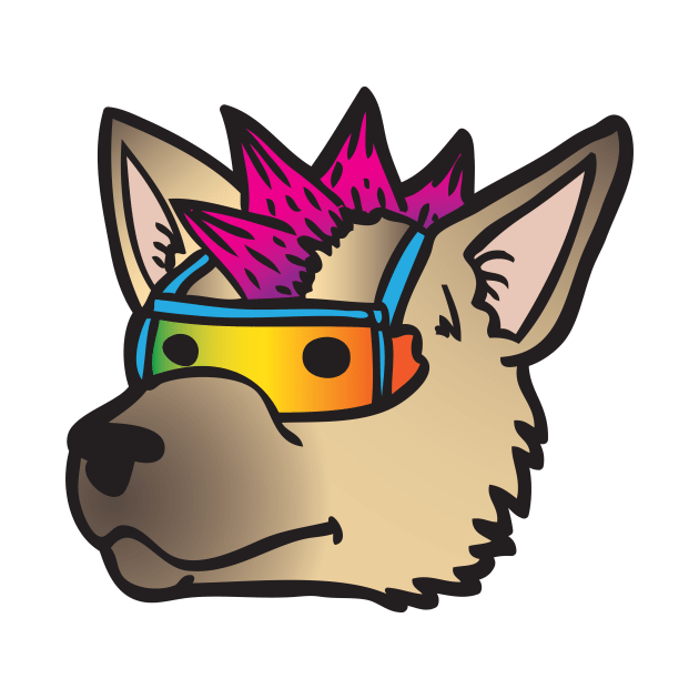 Punk Pooch by Monkopotamus