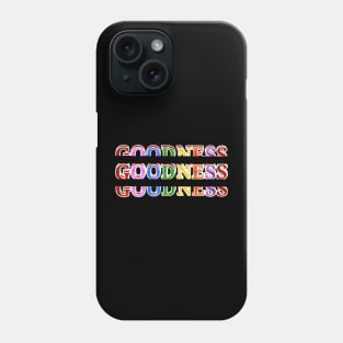 goodness text art design Phone Case