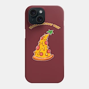 pizza christmas tree Phone Case