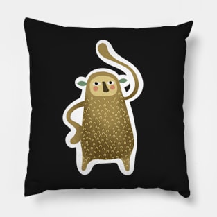 Fantasy creature sticker Pillow