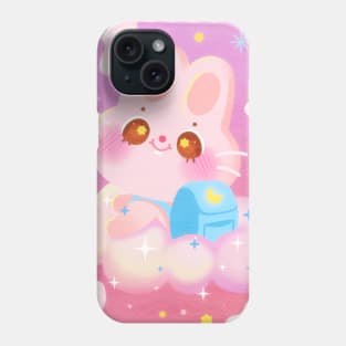 Bunny fly to the moon 🌙 Phone Case