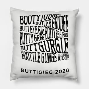 How do you say Mayor Pete Buttigieg's name? Funny trippy retro list of ways people say it Pillow