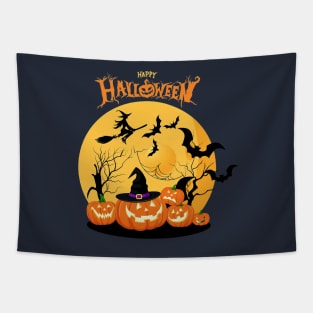 Happy Halloween, Spooky Season, Funny Halloween, Halloween Pumpkin,Halloween Ghost Tapestry