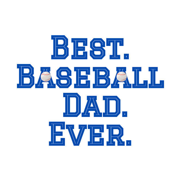 Best Baseball Dad by College Mascot Designs