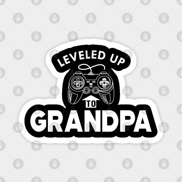 New Grandpa - Leveled up to grandpa Magnet by KC Happy Shop