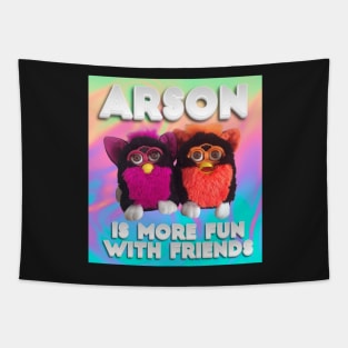 Furby - Arson w Friends Tapestry