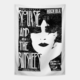 Siouxsie  / Post Punk Flyer Design Tapestry