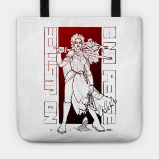 Lady Justice - No Justice, No Peace Tote