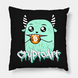 Crypto Art Pillow