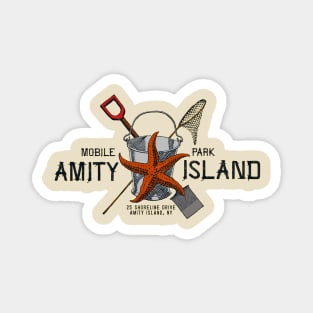 Vintage Amity Jaws Island Magnet