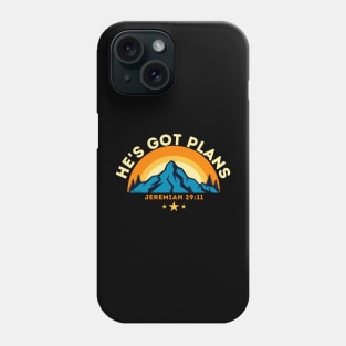 He's Got Plans Jesus Jeremiah 29:11 Phone Case