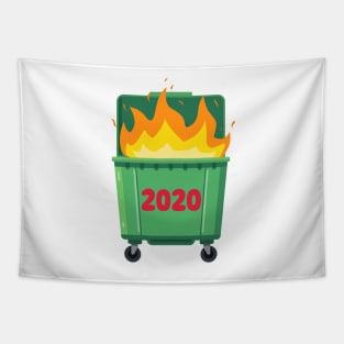 2020 Dumpster Fire Tapestry