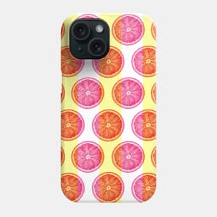 Citrus Slice and Stripes Phone Case