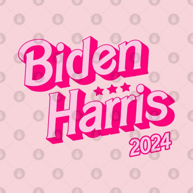 Biden Harris 2024 - Saving Democracy Barbie Style! by Tainted