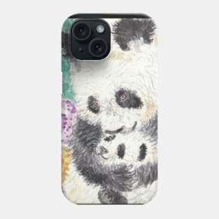 Panda  bear  art Phone Case