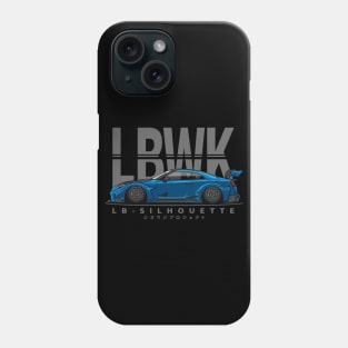 LBWK Silhouette GTR R35 (Wangan Blue) Phone Case