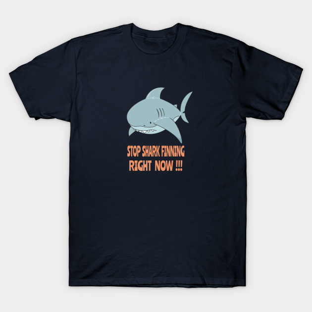 Stop shark finning - Sea Life - T-Shirt