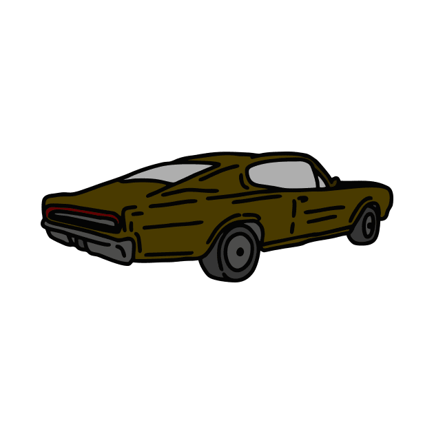 vintage muscle cars by fokaction