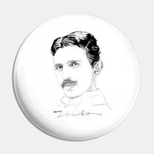 NIKOLA TESLA Pin