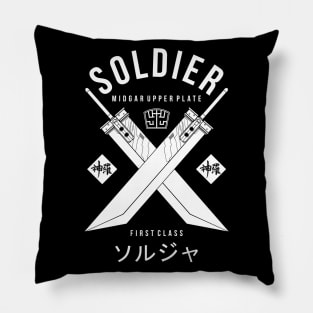 Soldier midgar upper plate - normal - Pillow