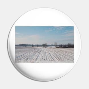 Snowy Field Pin