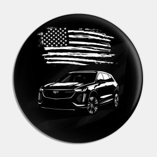 Cadillac Lyriq - us flag Pin