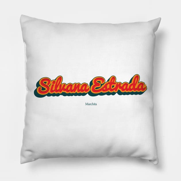 Silvana Estrada Pillow by PowelCastStudio