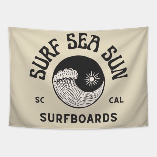 surf sea sun surfboards Tapestry