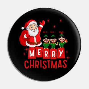 Merry Christmas, Lovely Santa  ELF Pin