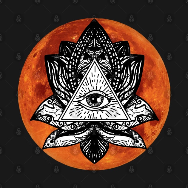 Blood Moon "Eye of Knowledge" by World upside down