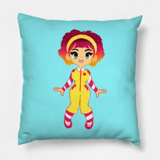 Chibi McDonald's Pillow