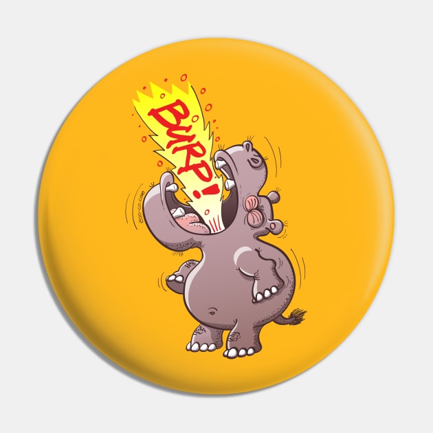 Bold chubby hippopotamus burping loudly with no shame at all Pin by zooco