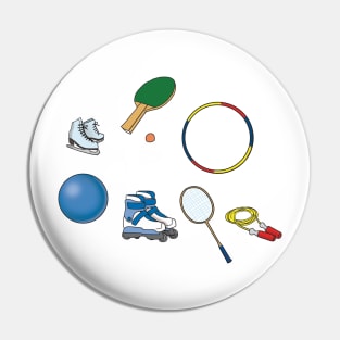 Sports Equipment Pin