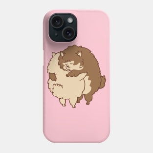 Pomeranian Hugs Phone Case