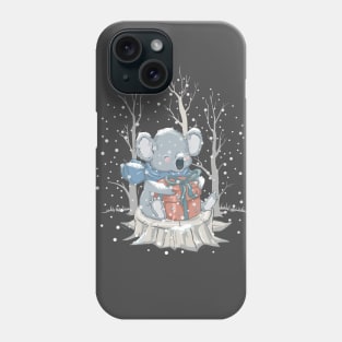 Winter Snow with Cute Animal Phone Case